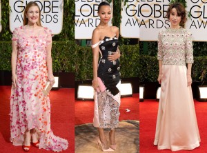 Red Carpet Trends from the 2014 Golden Vestidos 3D TheGoldenStyle
