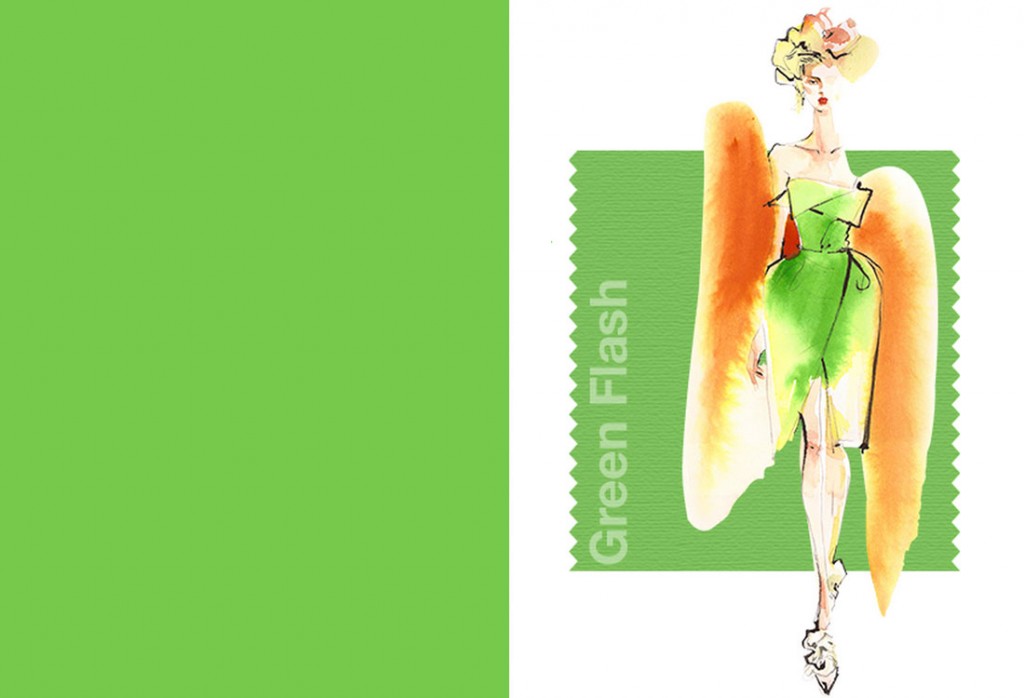 Tendencias color Primavera Verano 2016 Mujer TheGoldenstyle pantone-color green-flash