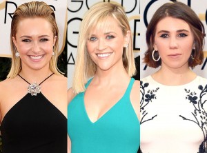 Red Carpet Trends from the 2014 Golden Globes Peinados Cortos Zosia Mamet TheGoldenStyle