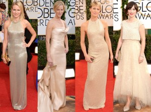 Red Carpet Trends from the 2014 Golden Globes Vestidos Dorados TheGoldenStyle