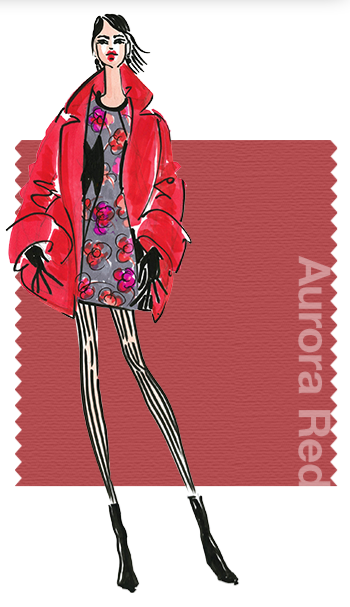 Tendencias de color Otono 2014 - Mujer TheGoldenStyle Aurora Red