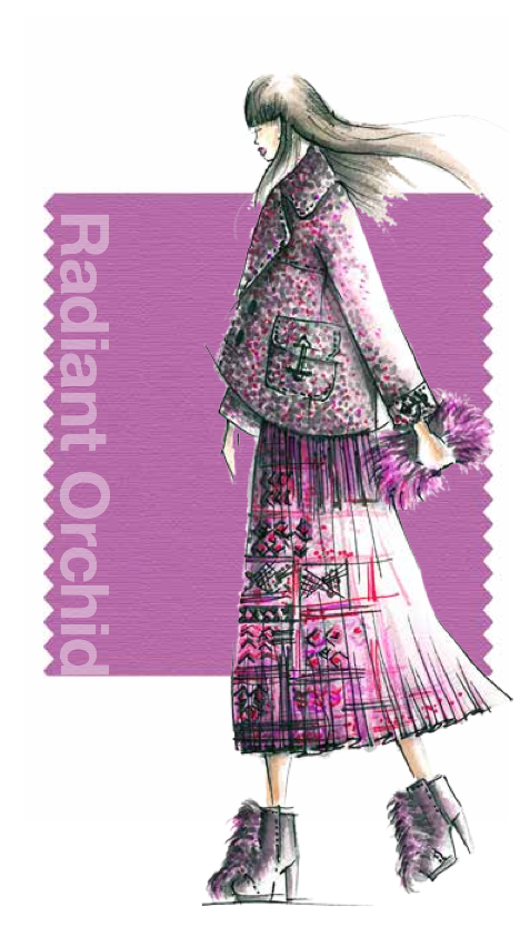 Tendencias de color Otono 2014 - Mujer TheGoldenStyle radiant Orchid