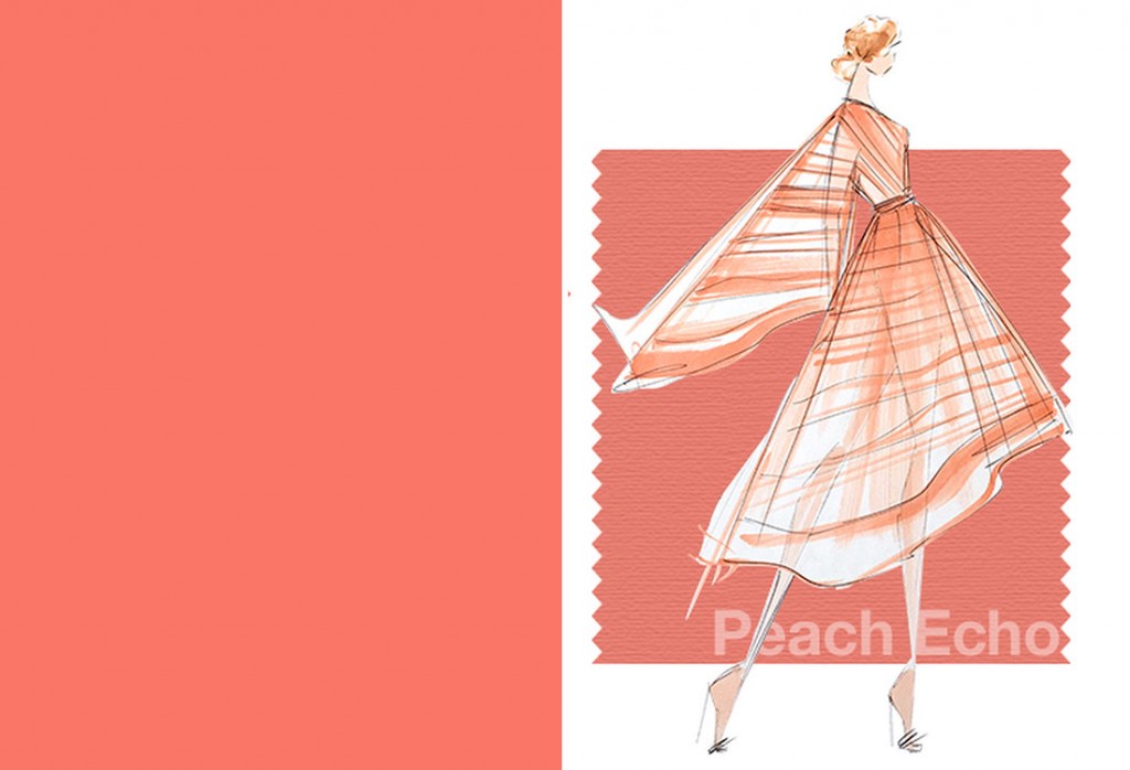 Tendencias color Primavera Verano 2016 Mujer TheGoldenstyle pantone-color peach-echo