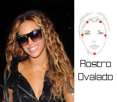 Gafas de Sol Rostro ovalado byonce TheGoldenStyle The Golden Style